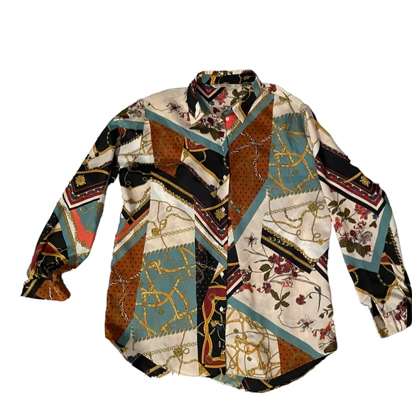 Zara Versace Style Shirt - Picture 1 of 1
